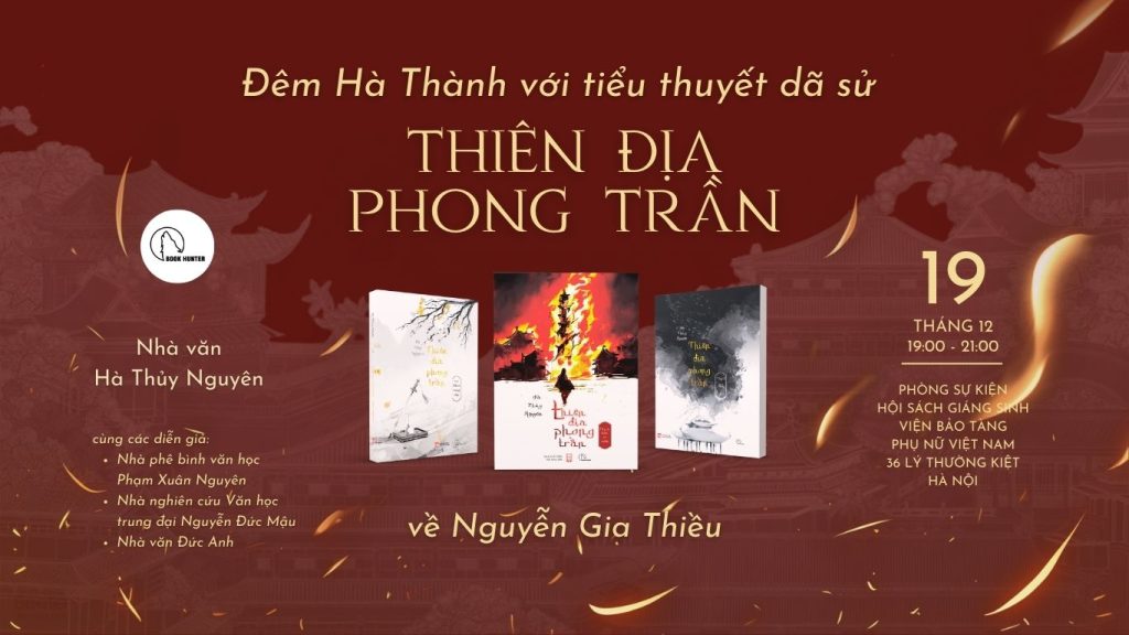 Đêm Hà Thành với tiểu thuyết dã sử "Thiên địa phong trần" về Nguyễn Gia Thiều